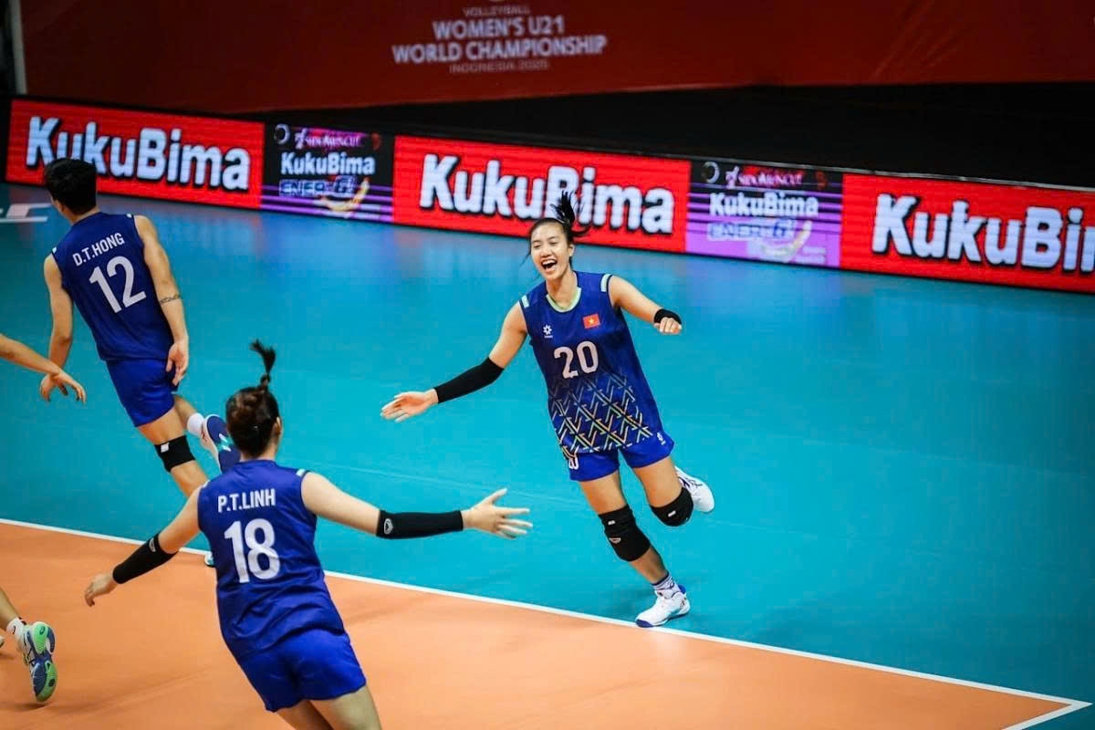 Vietnam shock Serbia at FIVB Women’s U21 World Championship